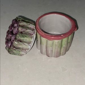 Vintage Asparagus Melted Butter Pot